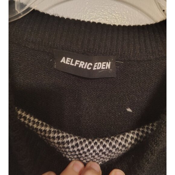 Aelfric Eden Murder Goose Large Sweater Black White Goose with Knife READ Kitsch - Picture 3 of 4